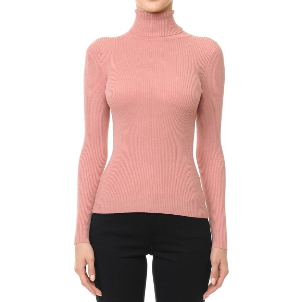 Pink Turtleneck Top - Picture 3 of 3